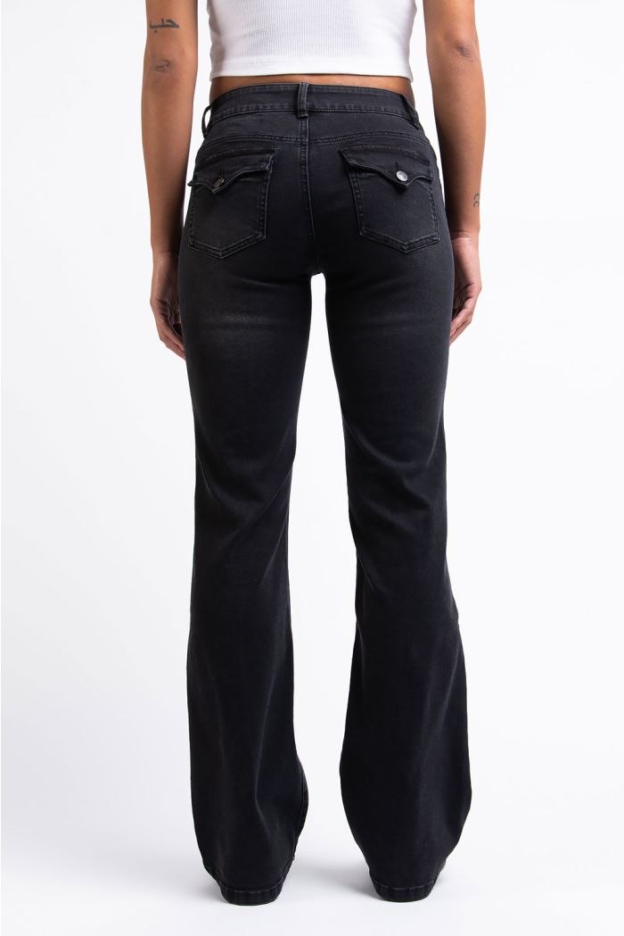 Pocket flap jeans best sale